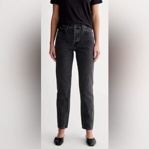 Everlane “The 90’s Cheeky Jean” Organic Cotton Black Jeans